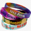 Custom Color Filled Silicone Silicone Wristband